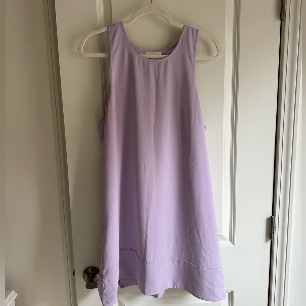Leith Purple Sleeveless Shift Dress